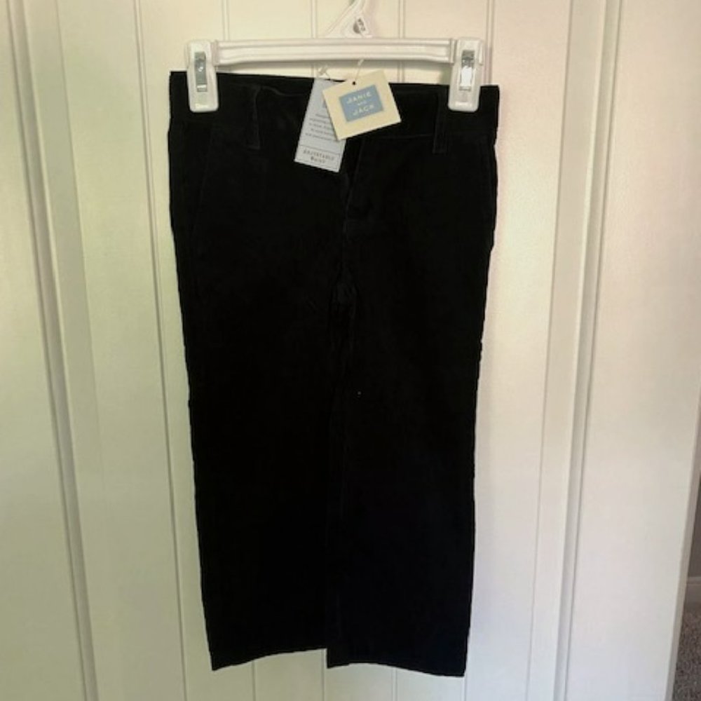 Janie and Jack Black Corduroy Pants - New